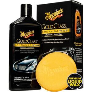 Meguiar's Gold Class Carnauba Plus Premium Liquid Wax 16oz Liquid & Applicator